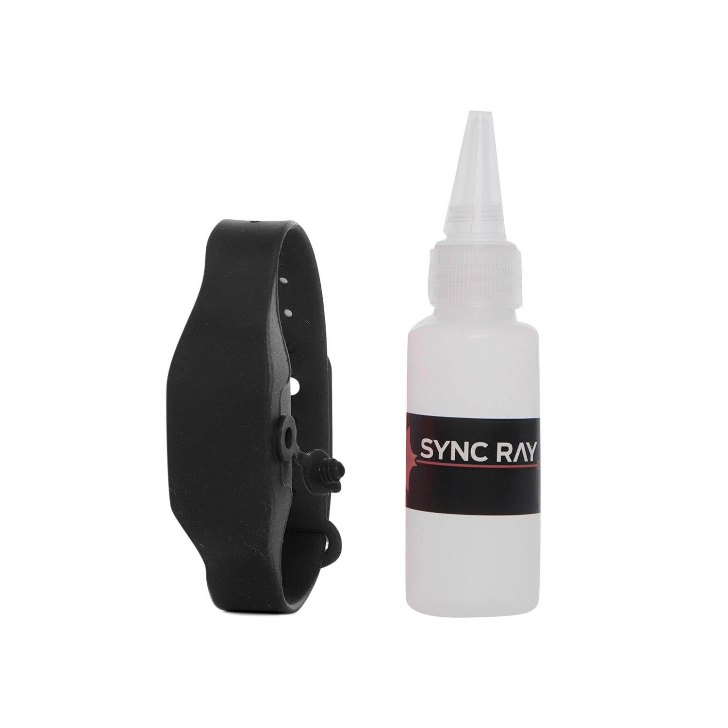 SYNC RAY BANDA SANITIZANTE DE SILICON GB10 NEGRO - Sync Ray