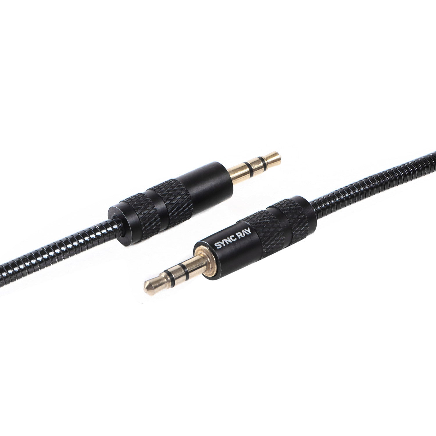 Cable Auxiliar AC45 3.5 mm Metálico Color Negro