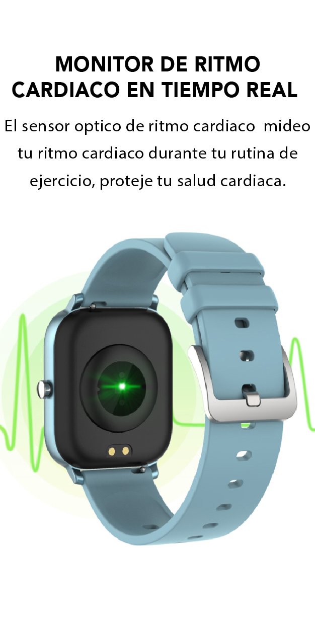 Smartwatch SW26 Bluetooth Negro 5.0 Resiste Agua