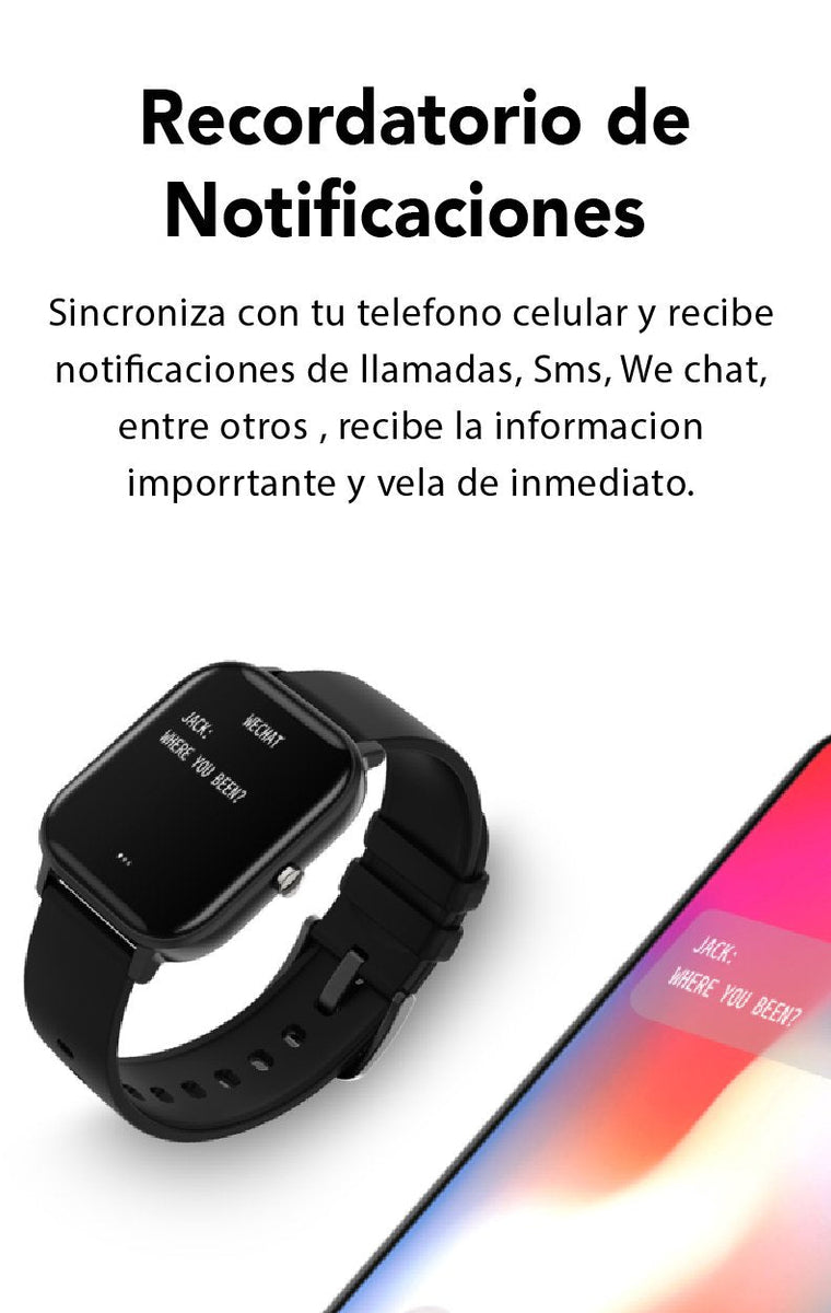 Reloj que se discount sincroniza con el celular