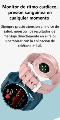 Mayoreo Smartwatch SW27 Bluetooth Rosa 5.0 Resiste Agua