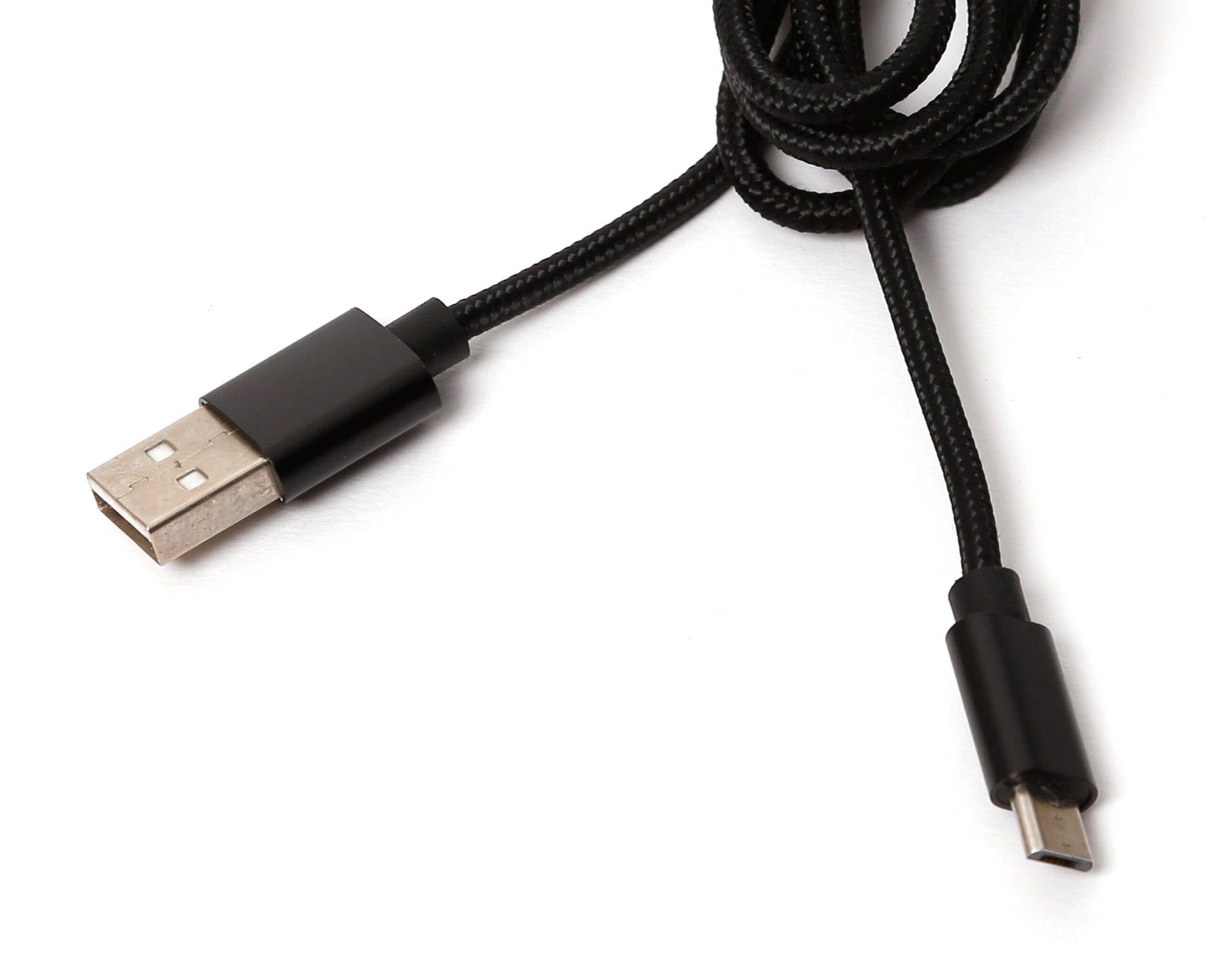 Cable Micro USB a USB Reforzado BLK - Sync Ray