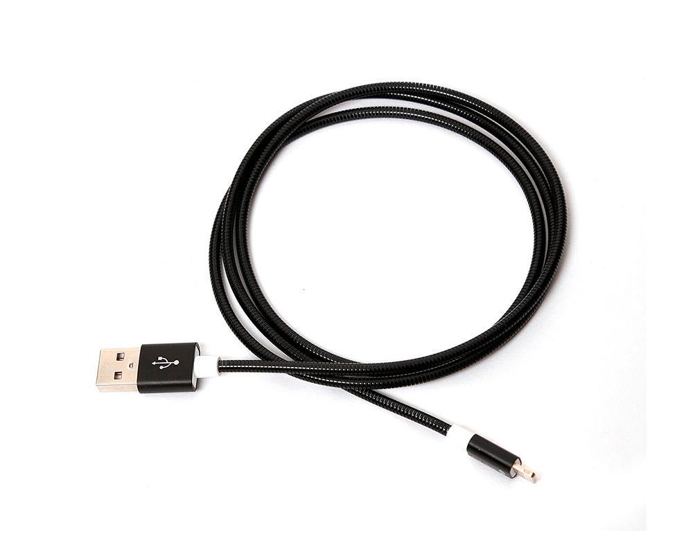 SYNC RAY CABLE MICRO USB MMC37 METALICO NEGRO - Sync Ray