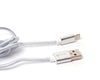 SYNC RAY CABLE LIGHTNING BLC36 TRENZADO PLATEADO - Sync Ray