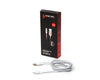 SYNC RAY CABLE MICRO USB BMC35 TRENZADO PLATEADO - Sync Ray