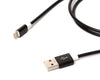 SYNC RAY CABLE MICRO USB MMC37 METALICO NEGRO - Sync Ray