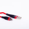 SYNC RAY CABLE CARGADOR TRENZADO CABEZAL FLEXIBLE MCR53 MICRO USB  ROJO - Sync Ray