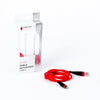 SYNC RAY CABLE CARGADOR TRENZADO CABEZAL FLEXIBLE TCR51 USB C ROJO - Sync Ray